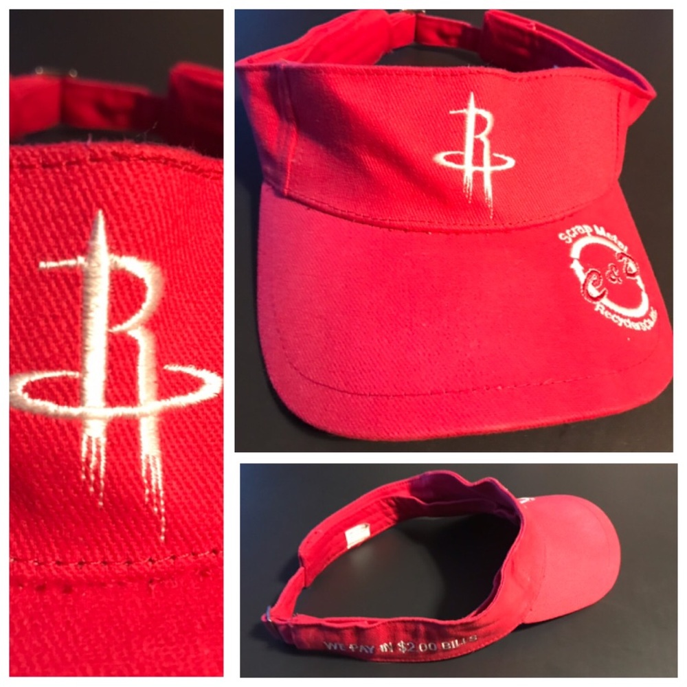 Houston Rockets Promotional Golf Visor Good Cond.
